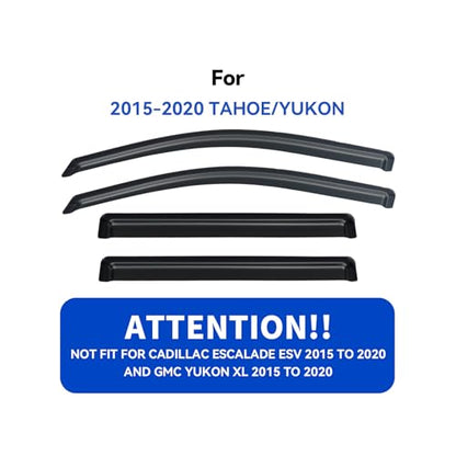 Window Visors Rain Guards for 2015