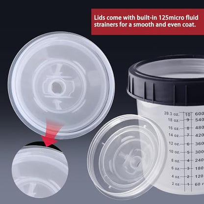 Disposable Paint Mixing Cup Kit
