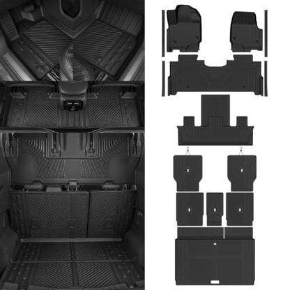 Custom Fit Floor Mats for Ford Expedition MAX 7 Seats 2025