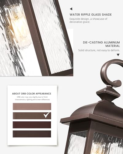 21" Outdoor Wall Light Fixtures
