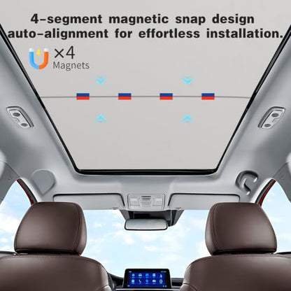 2 Pack Gray Roof Sunshade for 2020 (2 Count)