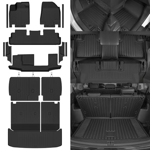 Custom Fit Floor Mats for Nissan Pathfinder 8 Seats 2022