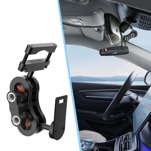 Radar Detector Rearview Mirror Rod Mount and Radar Power Cord Hardwired Kit