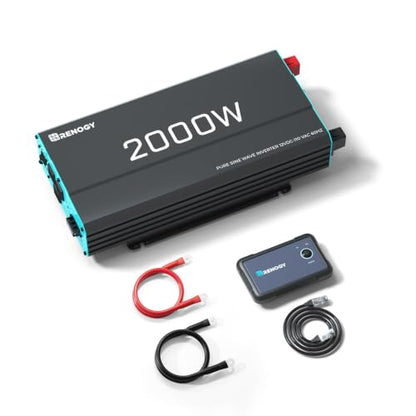 Inverter P2 2000W Pure Sine Wave Inverter 12V DC to 110V AC Converter