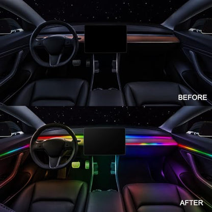 Dreamcolor Acrylic Interior Car LED Strip Light 43