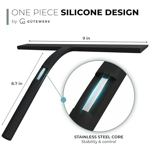 Silicone Shower Squeegee with 3