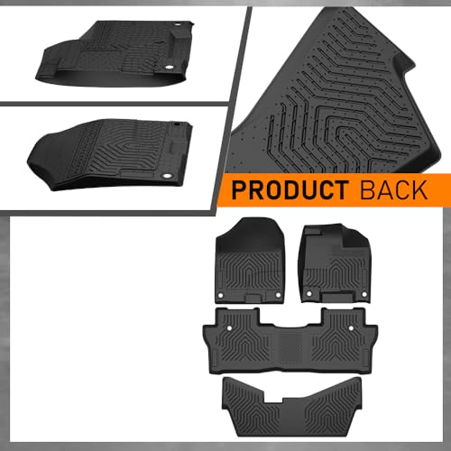 Floor Mats Fit Honda Pilot 8 Passenger 2016