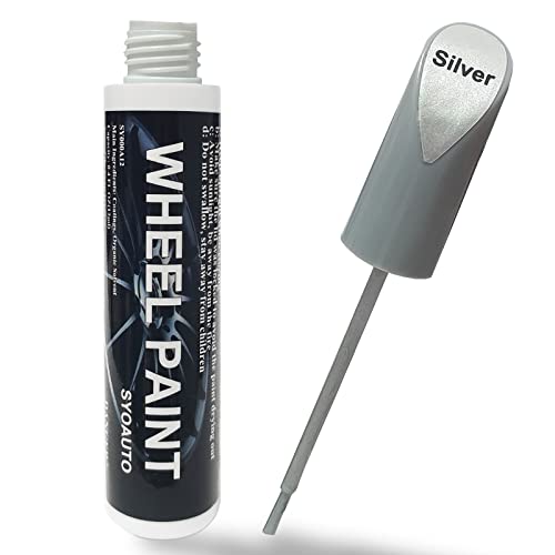 Silver Rim Touch Up Paint Rim Scratch Repair Pen Wheel Touch Up Paint Car Rim Paint Pen Universal Color Silver Wheel Paint