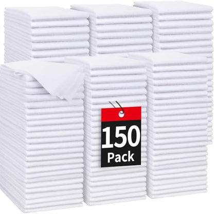 White Microfiber Cleaning Cloth (150 Count)