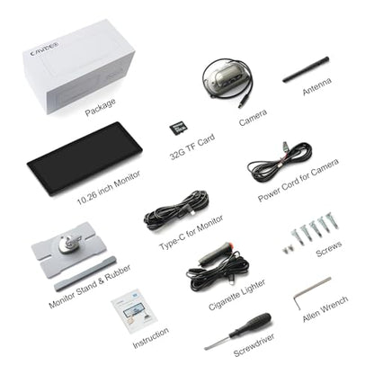 Wireless reversing Camera System FHD 1080P 10.36