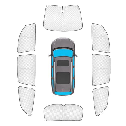 8pcs Thicken Sun Shades for Honda Pilot 2016 (8 Count)