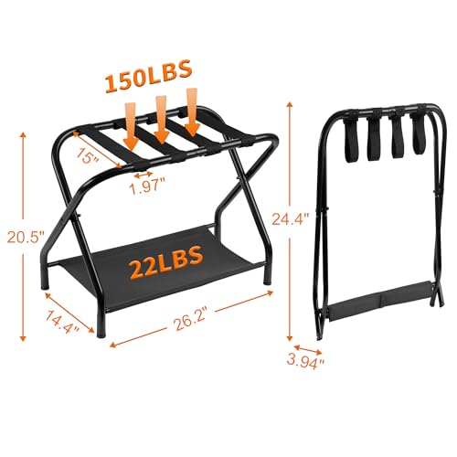Luggage Rack for Guest Room (2 Count)