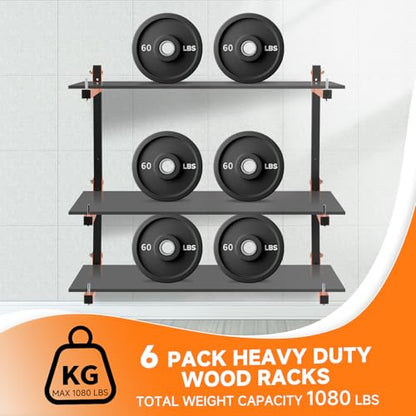 Lumber Rack Wall Mount (6 Count)