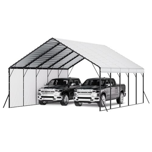 20x24 ft Heavy Duty Metal Carport