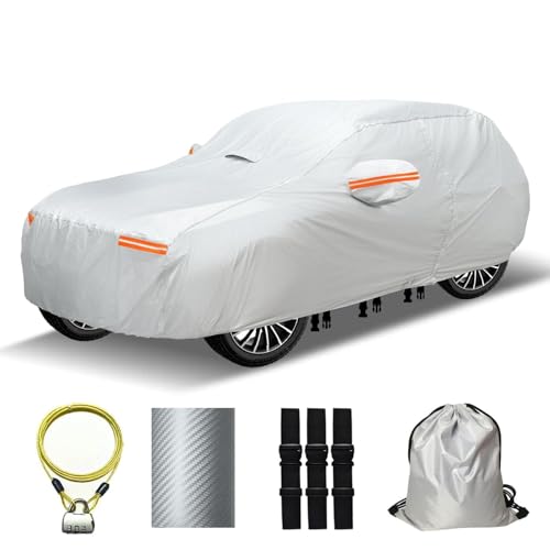 30 Layers Heavy Duty SUV Car Cover for Automobiles All Weather Waterproof