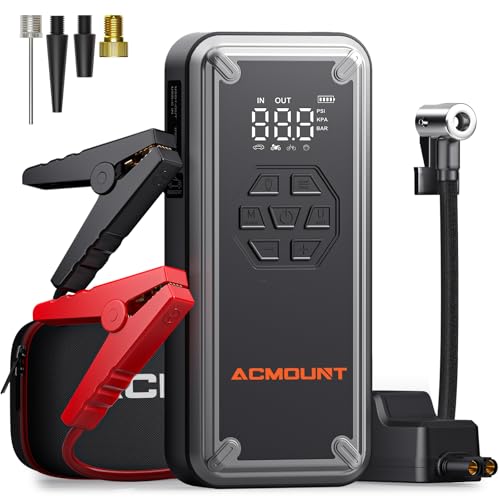 W160 5000A Jump Starter with Air Compressor 150PSI