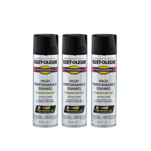 Professional High Performance Flat Black Spray Paint (45 Fl Oz)
