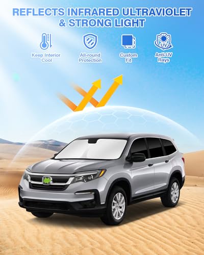 Sunshades for Honda Pilot 2016 (8 Count)