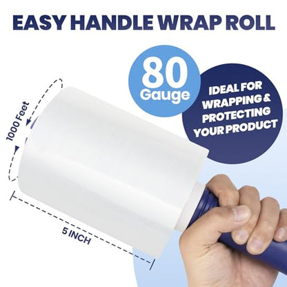 ADHES Mini Hand Stretch Wrap Film
