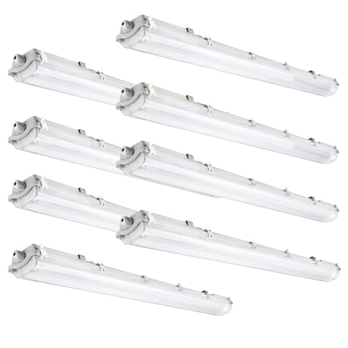 4FT Vapor Tight LED Light Fixture 4200LM 48W (8 Count)