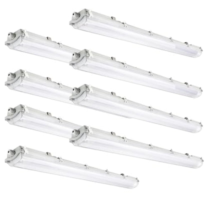 4FT Vapor Tight LED Light Fixture 4200LM 48W (8 Count)