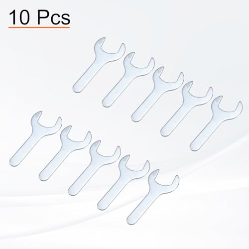 10pcs Small Wrench Open End Wrench 26x100x2.8mm Metric U (10 Count)
