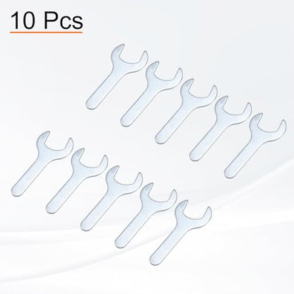 10pcs Small Wrench Open End Wrench 26x100x2.8mm Metric U (10 Count)