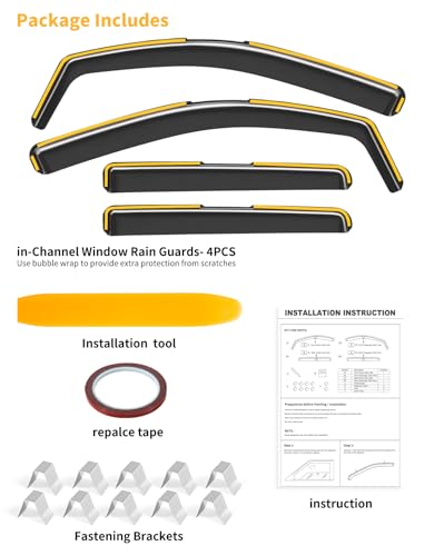 Window Visors Rain Guards for Chevy Colorado