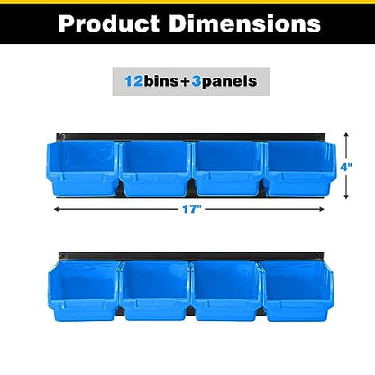 Wall Mounted Storage Bins
