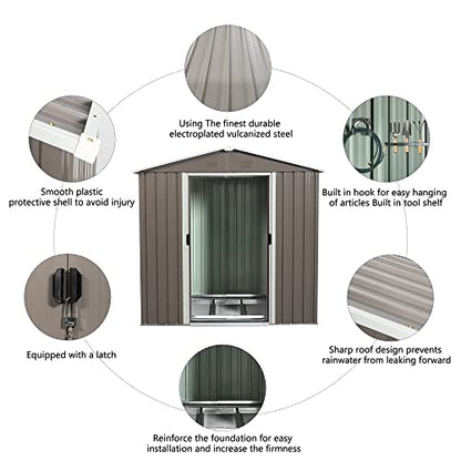 6x5 FT Outdoor Storage Shed