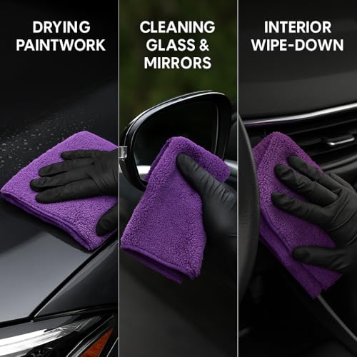 PAKS 3 Pack Reusable Microfiber Towels (3 Count)