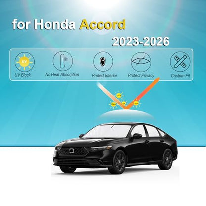 Thicken Sun Shades for Honda Accord 2023 (8 Count)