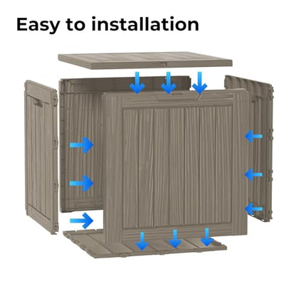 45 Gallon Resin Deck Box