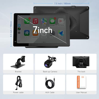 7 Inch Portable Carplay Screen for Car