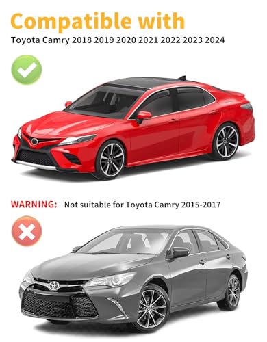 in Channel Window Visors Rain Guards for Toyota Camry 2018 (4 Count)
