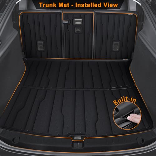 10PCS Floor Mats Full Set for 2025 2026 Tesla Model Y Juniper