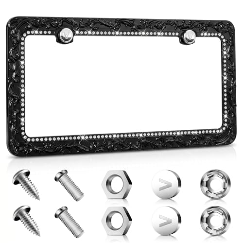 Retro Lace License Plate Frames