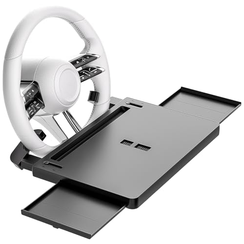Steering Wheel Tray Desk with Expandable Trays