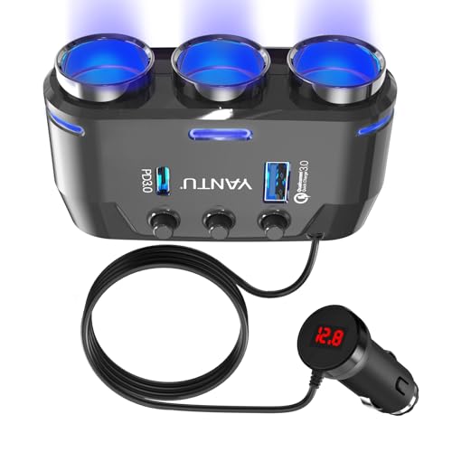 QC3.0&PD Cigarette Lighter Adapter