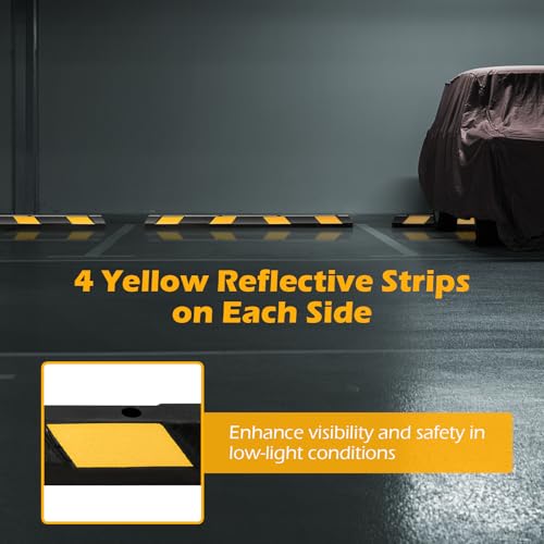 Rubber Parking Curb Garage Floor Stopper