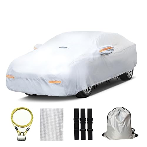 30 Layers Heavy Duty Car Cover for Automobiles All Weather Waterproof