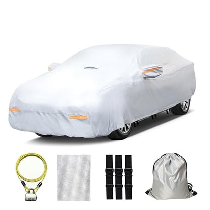 30 Layers Heavy Duty Car Cover for Automobiles All Weather Waterproof