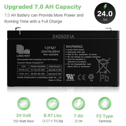 24V 7AH Battery for Ride on Car UTV