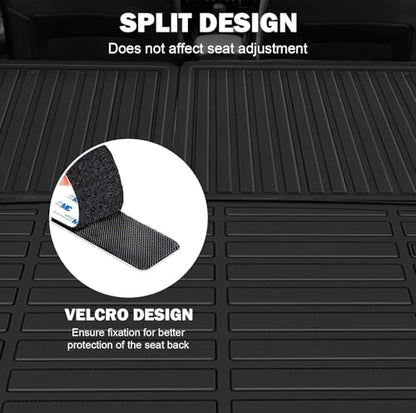 Trunk Mat & Backrest Mat Compatible with 2025 2026 Nissan Kicks