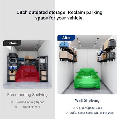 1 Pack 1x3ft Garage Shelving Wall