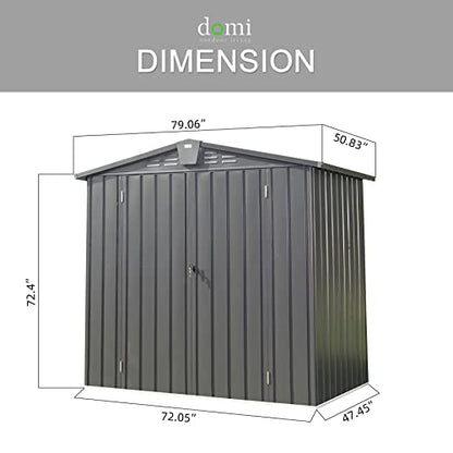 Domi 10’ x 8’ Outdoor Storage Shed