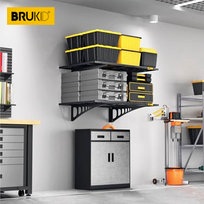 2x3ft Adjustable Rail Wall Garage Storage Shelf