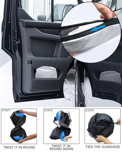 Foldable Front Windshield Sun Shade fit for Ford Transit 2015