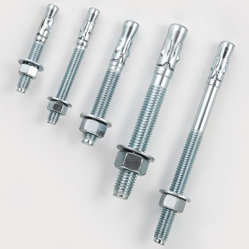 5 16x4" 10Pcs Inch Standard Fasteners for Heavy (10 Count)