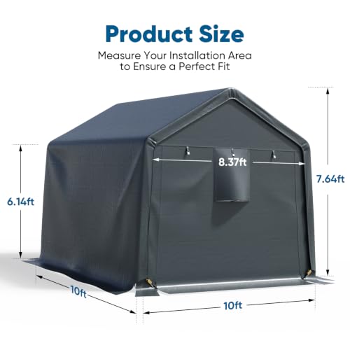 10x10FT Large Storage Shed Multi